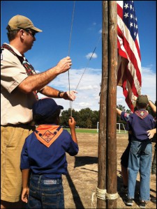 Flag-raise